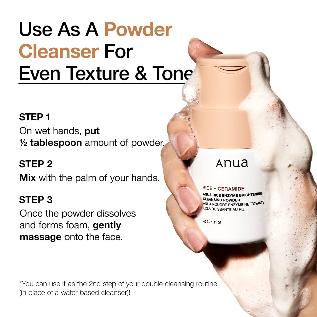 [ANUA] RICE ENZYME BRIGHTENING CLEANSING POWDER-40G