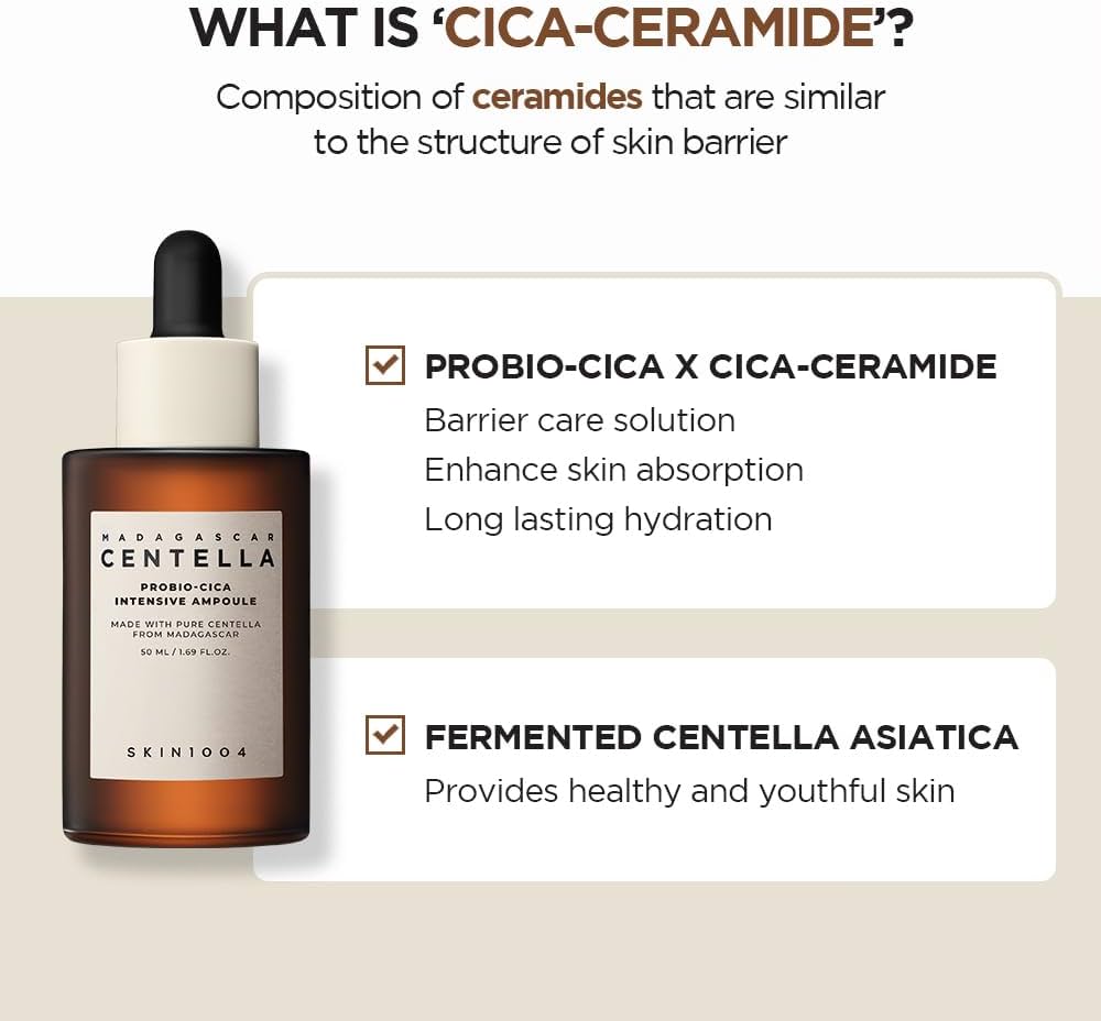 [SKIN1004] MADAGASCAR CENTELLA PROBIO-CICA INTENSIVE AMPOULE - 50ML